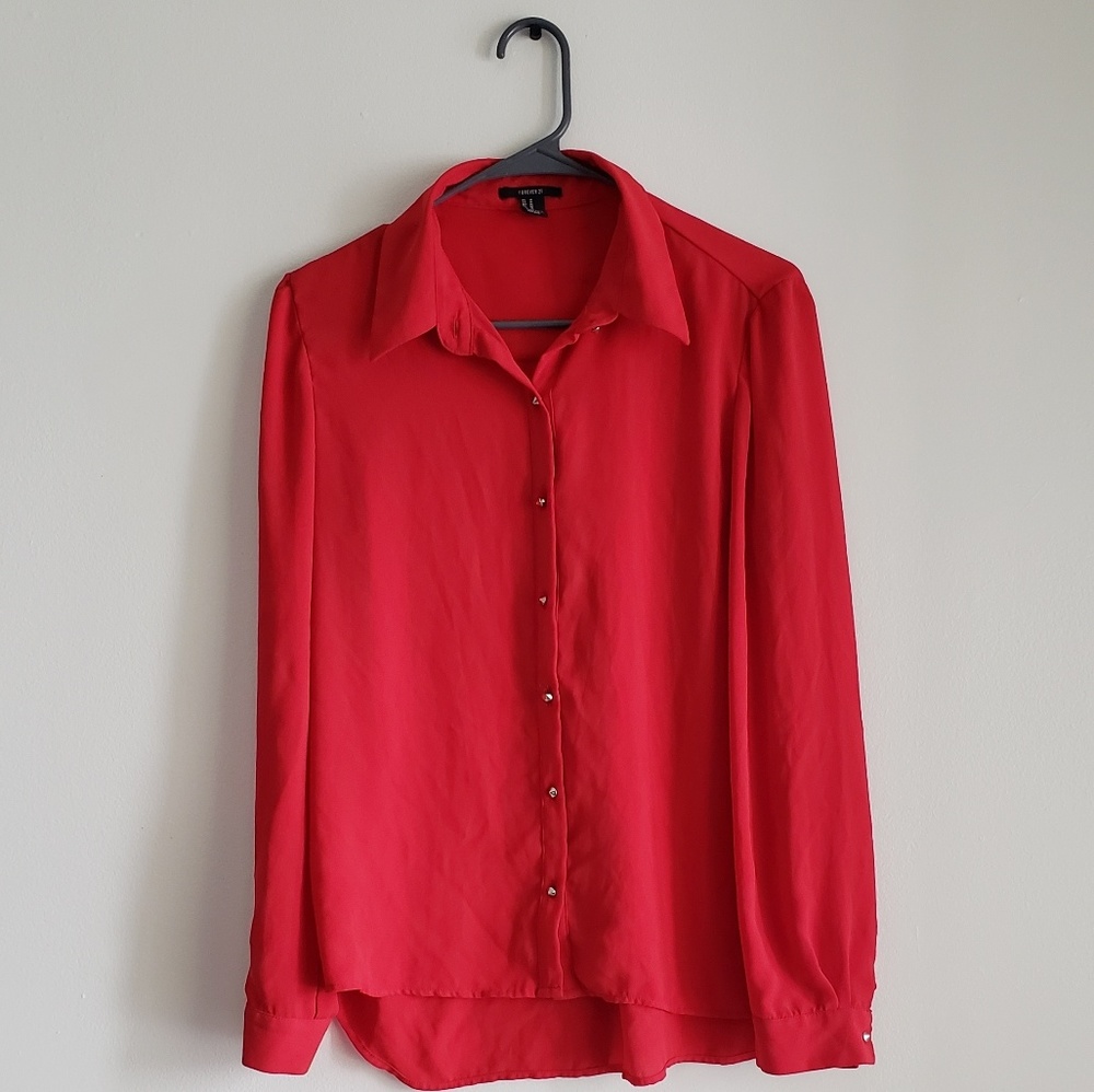 FOREVER 21 Women's Collared Shirt